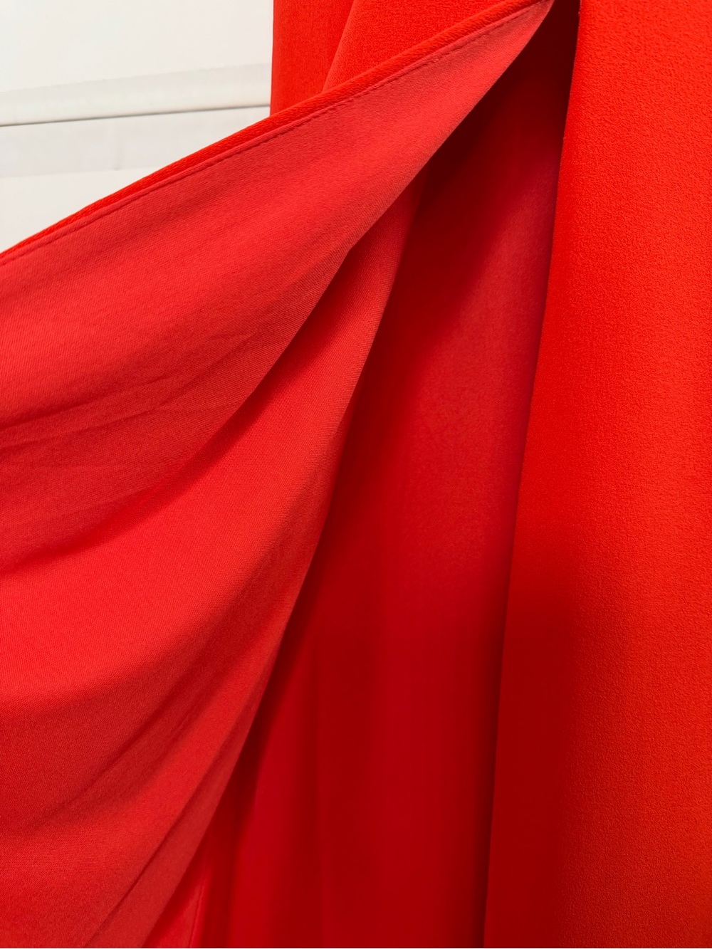 JAYGODFREY Coral Red Cutout Gown Size 10 - Picture 7 of 12